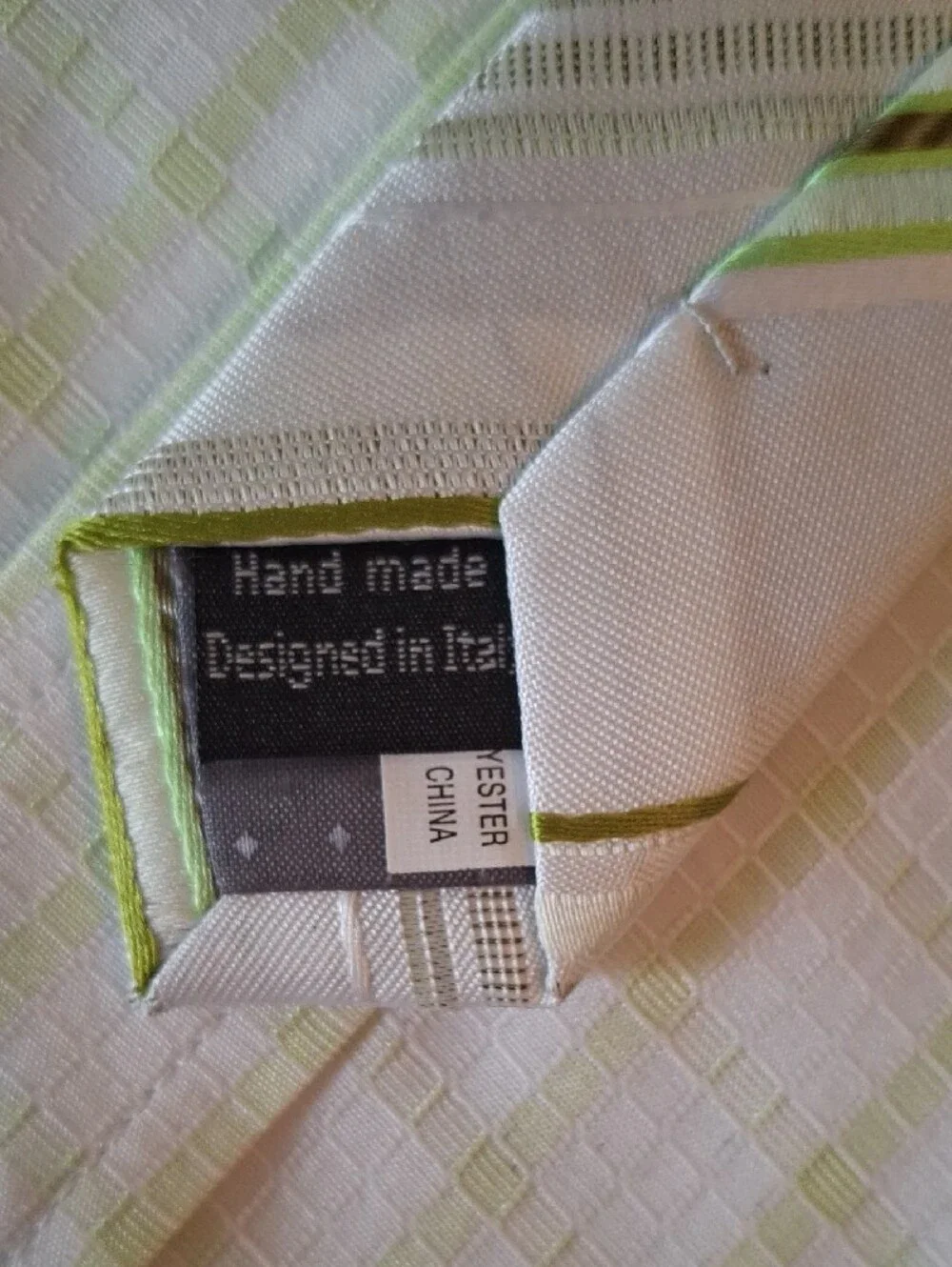 Classic Light Green Windowpane Dress Shirt with Matching Tie Set